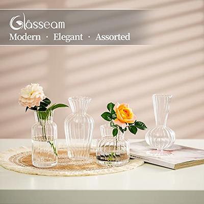  Aoderun Glass Vase for Flowers Modern Vases Home Decor