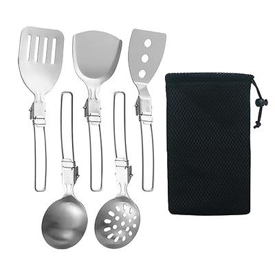 6Pcs Kitchenware Cooking Utensils Set 304 Stainless Steel Nonstick