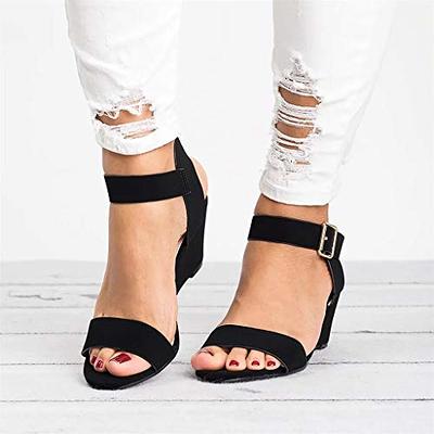  MUSSHOE Sandalias para mujer, elegantes sandalias