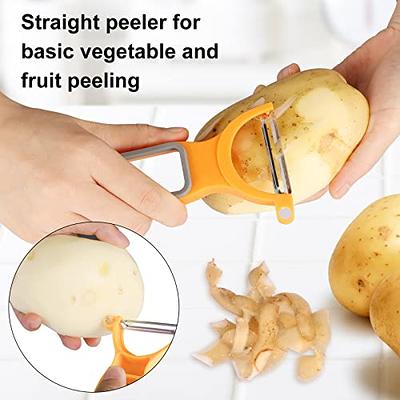 Vegetable Potato Peelers for Kitchen, Y Peeler for Apple Fruit Carrot  Zucchini Cucumber Potatoes, Good Grip Veggie Peeler Makes Peeling Very Easy