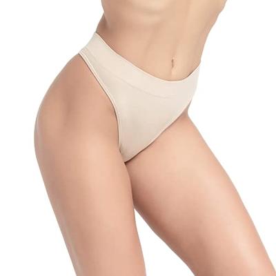 GRANKEE Women's Breathable/Seamless Thong Panties ~No Show Underwear Size L  ~3pk