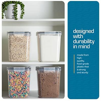 NEW Large Airtight Food Storage Containers with Lids - Air Tight Containers  for Food Flour Container Kitchen Storage Containers for Pantry Containers  Flour Storage Containers Airtight Containers Set of 6