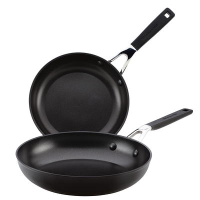 KitchenAid Hard Anodized Nonstick Cookware Set, 10-Piece, Onyx Black