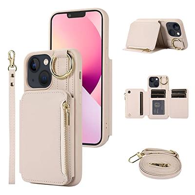 Atiptop Designer Crossbody Wallet Case Compatible with iPhone 13