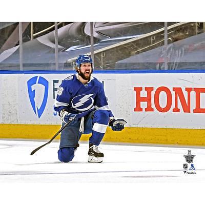 Lids Steven Stamkos Tampa Bay Lightning Fanatics Authentic Unsigned White  Jersey Skating Photograph