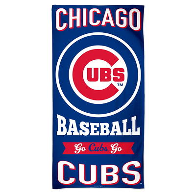 Chicago Cubs 60'' x 80'' Bubble Tie-Dye Flannel Sherpa Blanket