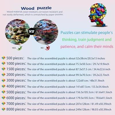 Custom 4000 Pieces Wooden Jigsaw Puzzle