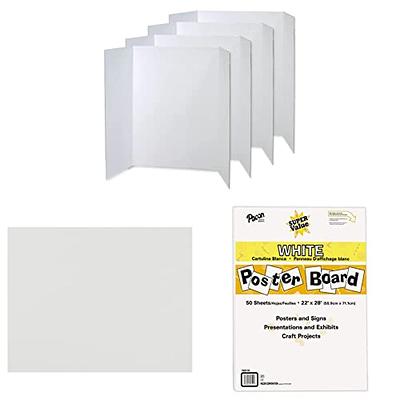 Pacon Presentation Board, White, Single Wall, 48 x 36, 4 Boards Pk & 4-Ply  Railroad Board, White, 22 x 28, 25 Sheets & Super Value Poster Board,  22X28, White, 50 Sheets - Yahoo Shopping