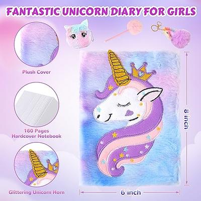 Toys League 3 In 1 Fur Unicorn Gift Set - Notebook, Pencil Pouch