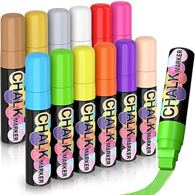 8/12 Colors/set Liquid Chalk Marker Neon Window Paint Markers for Glass  Washable Glass Pen