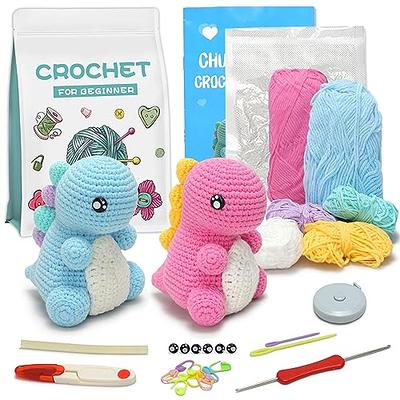 KSORUSL Crochet Kit for Beginners, Cute Green Animal Crochet Starter Kit  Include Videos Tutorials, Yarn, Stuffing, Crochet Hook, Stitch Markers,  Plastic Eyes, Keychain - Boys and Girls Birthdays Gift - Yahoo Shopping