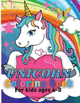 Unicorn Coloring Book - Coloring Book for Kids Ages 4-8