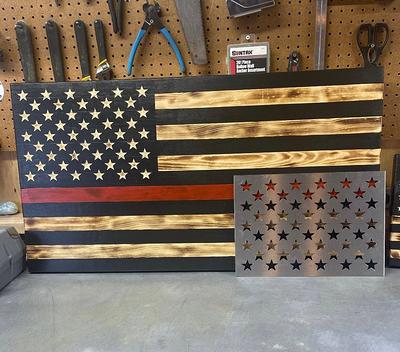 Metal Star Stencil For Wood American Flags, Metal Star Router Stencil,  Stencils - Yahoo Shopping