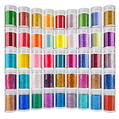 Ultra Fine Glitter 45 Colors Set, Holographic Glitter Powder for Tumblers,  Arts and Craft Glitter, Iridescent Glitter for Epoxy Resin, Cosmetic  Glitter for Body Nail Face Hair Eyeshadow Makeup - Yahoo Shopping