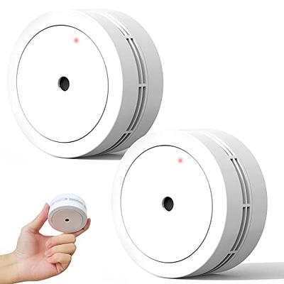 SITERLINK Smoke Detectors Battery Operated, Smoke Alarm with Test-Silence  Button, Photoelectric Sensor Fire Alarms Smoke Detectors with LED Lights,  UL