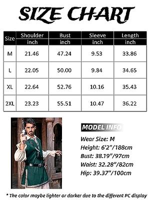 Men's Apparel Size Chart – Warrior