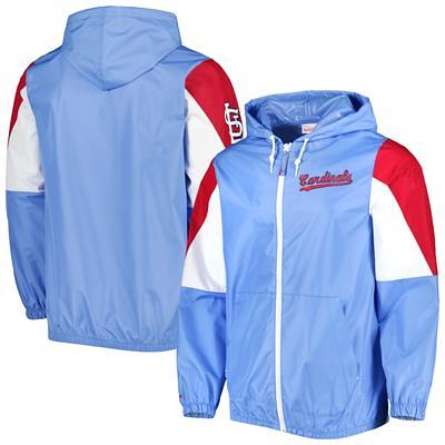 Men's Mitchell & Ness Light Blue St. Louis Cardinals Throw It Back Full-Zip  Windbreaker Jacket - Yahoo Shopping
