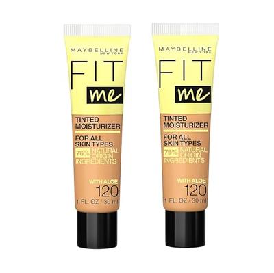 Maybelline Fit Me Dewy and Smooth Liquid Foundation, 230 Natural Buff, 1 fl  oz 