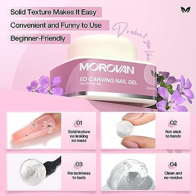 Morovan Solid Builder Gel for Nails: Clear Solid Nail Gel Multifunctional  Solid Building Gel Long Lasting Hard Gel for Nail Strengthen Gel DIY at  Home - Yahoo Shopping