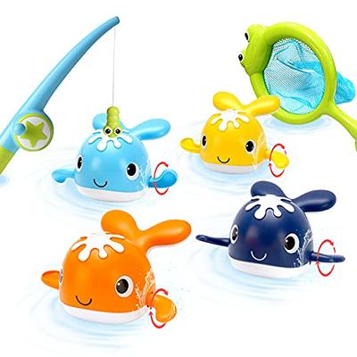 Baby Bath Toys Fishing Game For 1 2 3 4 Year Olds Girls Boys Swimming  Paddling Pool Toys With Toy Fishing Rod For Kids