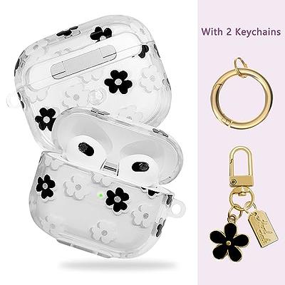 AIIEKZ Compatible with AirPods 3 Case Cover 2021, Soft Silicone Case with  Gold Heart Pattern for AirPods 3rd Generation Case with Cute Butterfly  Keychain for Girls Women (Glitter Black) - Yahoo Shopping