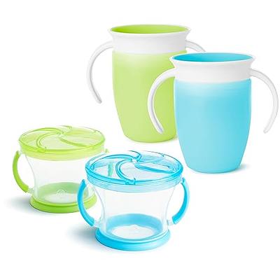 Munchkin® Miracle® 360 Trainer Cup and Snack Catcher, 4 Piece Set,  Blue/Green - Yahoo Shopping