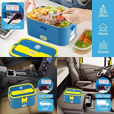 Plastic Lunch Box Office Car Can Microwave Oven Heating Compartment Double  Layer Lunch Box