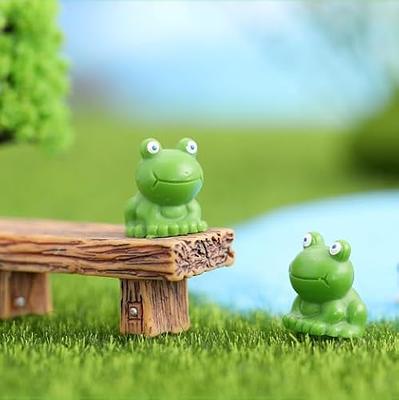 50Pcs Mini Frog Garden Decor Green Frog Figurines Miniature Home Décor Tiny  Plastic Frogs Fairy Garden Decor - AliExpress