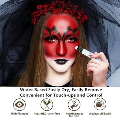 Face Paint, Cosplay Makeup Paint Easy Remove Professional Body Paint For  Halloween Cosplay Costumes Festivals 