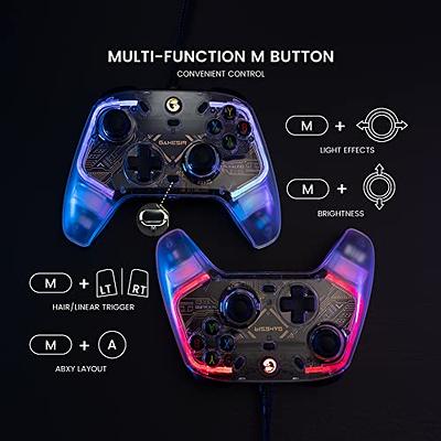 EasySMX Wireless PC Controller with Hall Triggers, Hall Joysticks,  Bluetooth Controller for PC, Switch and Steam, Android TV, Android Mobile  and