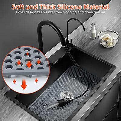 YISUN Kitchen Sink Mats, Sink Protectors for Kitchen Sink Mat Grid