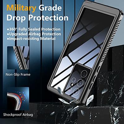 Humixx for Samsung Galaxy S23 Ultra Case,Waterproof Built-in Lens, Screen  Protector[Full-Body Shockproof][12FT Military Drop Proof][Dustproof][IP68
