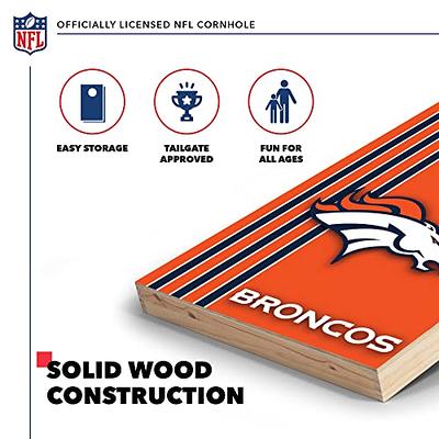 Denver Broncos 2' x 3' Cornhole Board Tailgate Toss Set