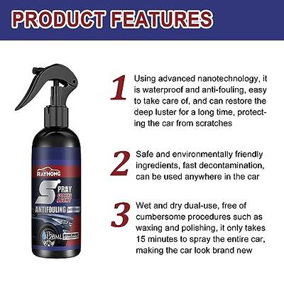 High Protection 3 in 1 Spray, 3 in 1 High Protection Quick Car Coating Spray, 3 in 1 Ceramic Car Coating Spray, Nano Car Scratch Repair Spray, Quick