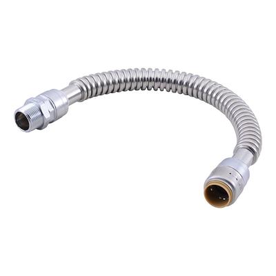 Plumbshop 1/4 in. Compression x 1/4 in. Compression x 72 in. Length Braided  Stainless Steel Ice Maker Supply Line PLS0-72IM F - The Home Depot