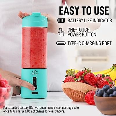 Ovente Electric Personal Portable Blender, 18 Ounce Drink Mixer