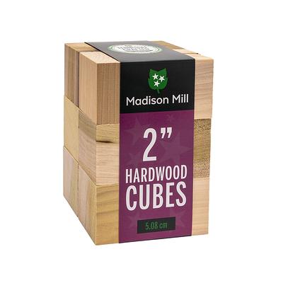 Madison Mill 2-in Hardwood Cubes 12/Pkg in Brown | 448476