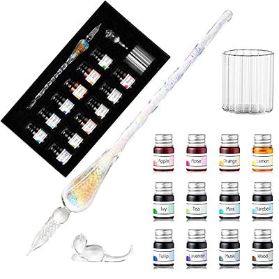 Operitacx 1pc Dip Pen Holder Resin Dip Pen Oblique Nib Handle Glass Dip Pen  Holder Glass Ink Dip Pen Glass Calligraphy Pen Glass Holder Resin Dip Pen  Holder Art Supplies Stationery 