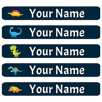 Name Labels Set for Daycare, Clothes & Items (50), No-Iron Labels, Washable  and Personalized Kids Name Stickers, Stick on Tags School in Various Sizes  - Blue - Yahoo Shopping