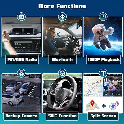 7 Inch 2GB+64GB Android 13 Double Din Car Stereo with Wireless Apple  Carplay and Android Auto Car Radio Touchscreen Bluetooth Car Audio GPS  Navigation Backup Camera Mic + HiFi Music… - Yahoo Shopping