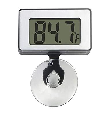 Aquarium Thermometer, LCD Digital Fish Tank Thermometer with Clear