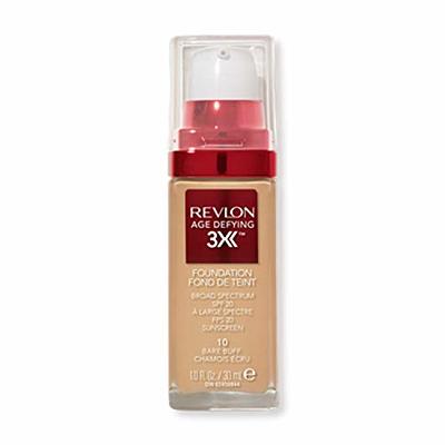 Revlon Illuminance Skin-Caring Liquid Foundation Makeup, Medium Coverage,  301 Cool Beige, 1 fl oz. 