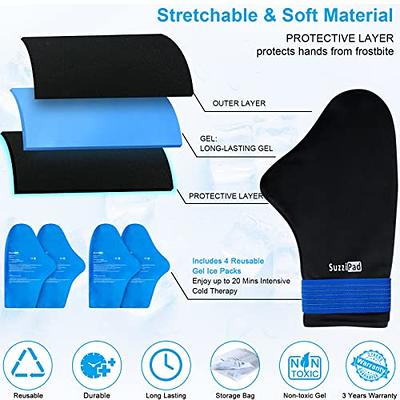  SuzziPad Cold Therapy Socks & Hand Ice Pack, Cold