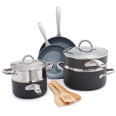 NutriChef 21 Pieces Aluminum Non Stick Cookware Set - Yahoo Shopping