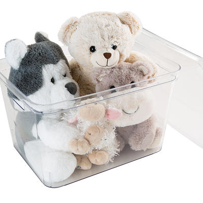 Simplify Large Clear Storage Bins 2 Pk.