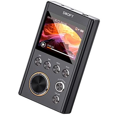 32GB Mp3 Player with Bluetooth 5.0, Play Music up to 30 Hours. Portable  Digital Lossless Music MP3 MP4 Player with FM Radio, Voice Recorder. Super  Light Metal Shell Touch Buttons 