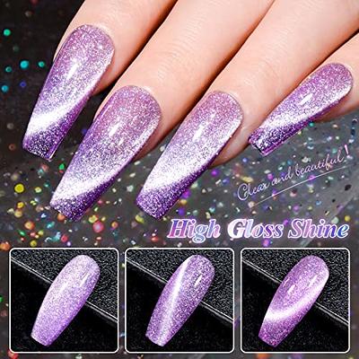 Gel Nail Polish Kit with UV Light Starter Kit, Gel Nail Polish Set with 1  Glitter Gel Nail Polish 6 Nude Colors, Gel Manicure Kit Professional with