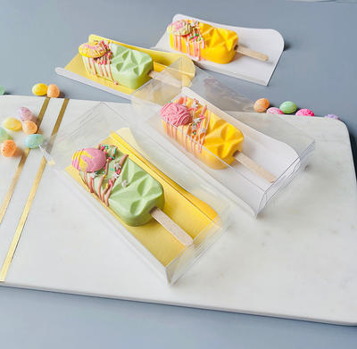 TRANSPARENT MINI CAKESICLE STICKS - PACK OF 10