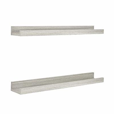 Giftgarden 47 Inch Long Floating Shelves for Wall, Rustic Picture Ledge  Large Shelf for Living Room Bedroom Bathroom Kitchen, Set of 3 Different  Sizes