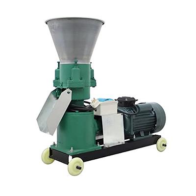 HQHAOTWU Animal Feed Mill Pellet Machine Chicken Feed Grinder Granulator  Farm Electric Food Mill Grinder 3 Head Rollers 6MM Holes Plate 220V - Yahoo  Shopping